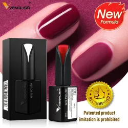 Venalisa15ML Seidiger, mattierter, TPO-freier Topcoat, keine Reinigung, Nagellack, vollständige Abdeckung, langlebig, wunderschöne Farbe, Nagellack