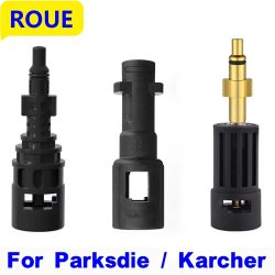 ROUE für Karcher Parkside Hochdruckreiniger-Düsenadapter zum Umwandeln zwischen Karcher Lavor Parkside CarWasher-Zubehör
