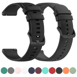 20 mm 22 mm Silikonarmband für Garmin Venu 3 Band Forerunner 265 255 245 165 Musik Vivoactive 4 Armband Garmin Venu Sq2 Plus Gürtel