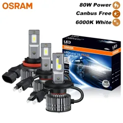 Osram, OSRAM LED H4 H7 H11 HIR2 HB3 LEDriving CF 2.0 Plus Auto-Scheinwerfer 80W 8000LM Hell H1 H8 H16 9005 9006 HB4 6000K Weiße LED-Lampen