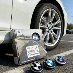 4er-Set für BMW 50. Jubiläum E36 F20 E46 E39 E38 E90 E60 E87 E34 E53 X3 X5 X6 M2 Floating 68mm 56mm Radnabenkappen