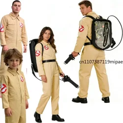 NEUE GhostBusters Halloween-Kostüme Cosplay für Männer Erwachsene Frauen Ghost Busters Overalls mit Proton Pack Karnevalskostüme Kleidung