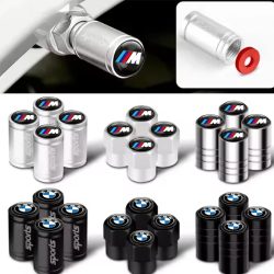 4 Stück Auto-Styling Radventilkappen Zubehör für BMW M Sports E36 E39 E46 E60 E90 E90 F10 F30 G20 G21 G30 G11 F15 X5