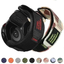 22 mm 20 mm Camouflage-Nylonarmband für Samsung Galaxy Watch 7 6 5 4 40/44 mm 6 4Classic 43 47 mm Band für Huawei Watch GT5 4Pro Band