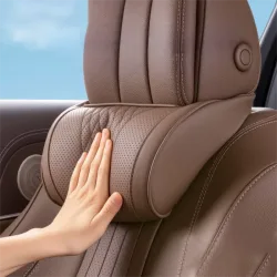 TazerApex Auto-Kopfstütze Universelles Reisekissen 3D Nackenkissen Nackenschutz Weiches Flauschiges Komfortables Nackenkissen Auto-Zubehör