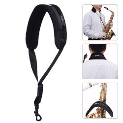 Verstellbarer Saxophon-Umhängegurt, bequem, atmungsaktiv, für Alt-Sopran, Tenor, Bass, Klarinette, englisches Horn, Fagott, Oboe, Saxophon