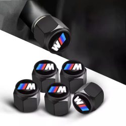 5 Stück Aluminium Auto-Radventilkappen Staubschutz Zubehör für BMW M E34 E36 E60 E90 E46 F10 F20 F30 X5 X6 X1 M2 M3 M5 M6 E71