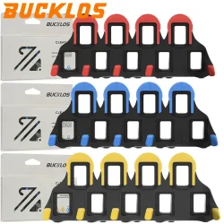 BUCKLOS, BUCKLOS Fahrrad selbstsichernde Pedalklampe für SPD SL Rennrad-Stollen Langlebige Fahrradschuhklampe Klickpedalklampen für SH11