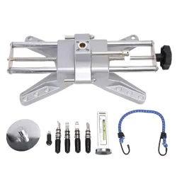 Radklemme und Magnetadapter-Set Präzises Edelstahl-Radausrichtungswerkzeug-Set für 11-25 Zoll Felgen