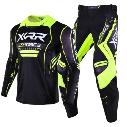 XCRR Motocross Trikot und Hosen Set MX Dirt Bike MTB ATV BMX Enduro Rennanzug Ausrüstungsset für Erwachsene