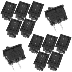 5/20/100Pcs KCD1 15*21mm 2Pin ON-OFF Boot-form Schalter 10*15mm Snap-in Rocker Schalter KCD Schalter
