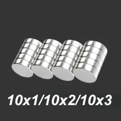10x1/10x2/10x3mm Magnet, geeignet für Komponentenverbindungen, Halsketten- oder Taschenschnallen, Badezimmerzubehör, Whiteboard-Befestigung