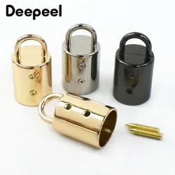5/10/20Pcs 14mm Tasche Metall Schnallen Handtasche Strap Quaste Kappe Verschluss Haken Stecker Aufhänger Seil schnur Schloss DIY Hardware Zubehör