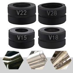 V15/18/22/28 mm Druckbacken-Set, Rohr-Crimp-Matrizen, Crimp-Einsatz-Crimp-Matrizen, Rohr-Clamp-Set zum Crimpen von Kupferrohren