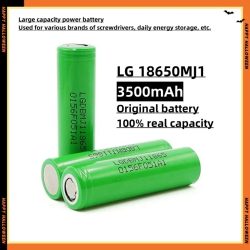 Neue 18650 Lithium-Batterie 3500 mAh 3,7 V 25A INR18650 MJ1 Hochleistungs-Werkzeug-Akku 18650 wiederaufladbare Batterie + Ladege