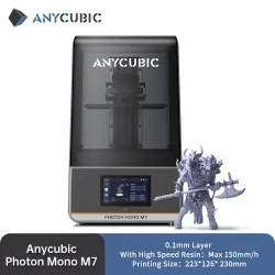 ANYCUBIC Photon Mono M7 AE Version Mono MSLA 3D-Drucker Hochgeschwindigkeits-Harz-Fotohärtung 14K 3D-Drucker 10'' LCD-Druckgröße 223*230*126mm