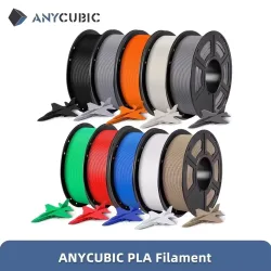 ANYCUBIC 3D-Drucker PLA Mehrfarbiges Filament 1,75 mm 1 kg/Rolle Kunststoff-Gummi-Verbrauchsmaterial für FDM 3D-Drucker Kobra