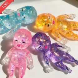 Neu eingetroffen: Natasha Maltose Squishy, glitzerndes, weiches Stressabbau-Spielzeug, niedliches, dehnbares, langsam aufsteigendes Fidget-Spielzeug, Angstlinderung
