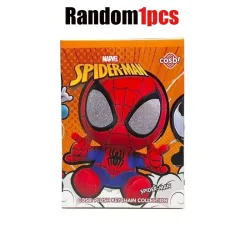2026 Neue Original Hot Toys Marvel Spider-Man Cosbi Blind Box Plüsch-Taschenanhänger Kawaii Spider-Man Überraschungsbox Geburtstagsgeschenk