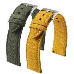 18mm 19mm 20mm 21mm 22mm 24mm Wasserdicht Segeltuch Uhrenarmband Zweiseitiges Nylon Armband Schnellverschluss Band Sport Gürtel Für Männer