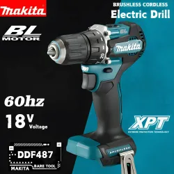 2026 Makita DDF487 18V Bürstenloser Akku-Bohrschrauber Elektrowerkzeug für Makita 18V Akkupack-System