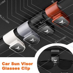 Neuer Auto-Sonnenblenden-Brillenhalter Sonnenbrillenetui Brillenclip für Seat Cupra Ateca Born Leon IBIZA Raval Formentor Valve Core