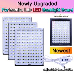 Für Bambu Lab Lithophan Led Panel CMYK Led-hintergrundbeleuchtung Bord PLA Grundlegende CMYK Lithophan Bundle 3D Druck Lithophan Foto DIY