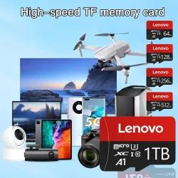 Lenovo 1TB Speicherkarte Micro SD Klasse 10 Hochgeschwindigkeits-4K-Video TF Flash SD-Karten 256GB 128GB 64GB TF-Karte für Handys Kameras Drohnen