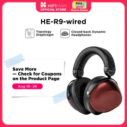 Dynamische Over-Ear-Kopfhörer HIFIMAN HE-R9 mit geschlossener Rückseite und Topologie-Membrankabelversion