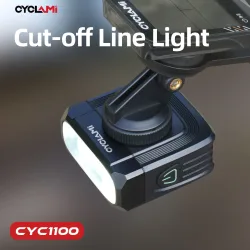 CYCLAMI CYC1100 Fahrradlicht mit Cut-Off-Linienstrahl, Fahrrad-Frontscheinwerfer für Rennrad und Mountainbike, Nachtfahrradbeleuchtung, 1100 Lumen, 2000 mAh