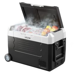 SucceBuy 35L 45L 55L Tragbarer Faltbarer Kühlschrank mit Griff und Rädern -4 ° F bis 68 ° F Truck-Kühlschrank mit APP-Steuerung Kompressor-Gefrierschrank für Camping Picknicks Auto Zuhause Reisen