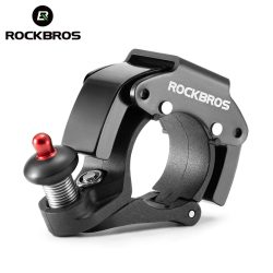 ROCKBROS Fahrrad Glocke Aluminium Legierung Horn Kleine Volumen Tragbare Sound Alarm Für Sicherheit MTB Rennrad Ring Fahrrad Zubehör