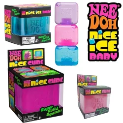 Neeboh Nice Cube Sensorischer Stressabbau-Würfel, Squishy-Spielzeug, Fidget-Tool gegen Angstzustände & für Konzentration, Sensorischer Schreibtisch-Würfel für Erwachsene & Kinder