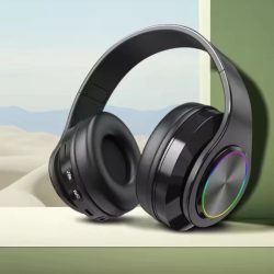 Bluetooth Kopfhörer RGB Beleuchtung Geräuschunterdrückung Faltbare Headsets Über Ohr Stereo HIFI Sport Headset TF Musik Player B39