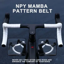 NPY Fashion Road Fahrradlenker Anti-Rutsch-Lenkerband Weiches, atmungsaktives Fahrradlenkerband Dämpfung Verschleißfester Reitgurt