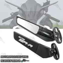 Für 250SR 450SR SR-R 675SR-R 675SR Modifizierter Festflügel-Rückspiegel Vollaluminium-Festflügel Motorradzubehör