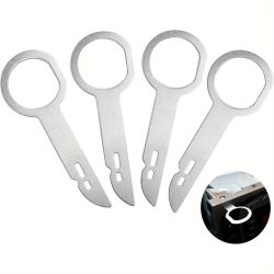 4Pcs Radio Stereo Entfernung Extractor Schlüssel Release Pin Kopf Einheit Audio Installieren Werkzeug Für Volkswagen Audi Mercedes Benz BMW Auto teile