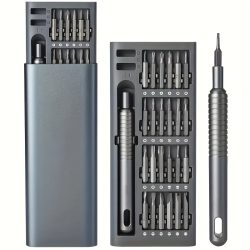 25-in-1 Mini-Schraubendreher-Set, kleine Schlitz- und Kreuzschlitzschraubendreher, geeignet für Elektronik, Präzisionsreparaturwerkzeuge