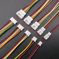 5/10Pairs Micro JST PH 2,0mm Pitch Männlich Weiblich Stecker PH 2,0 2/3/4/5/6 Pin Steckdose mit Drähte Kabel 10CM 26AWG
