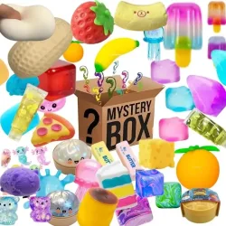 # 150+ Stück Überraschungsbox-Spielzeuge Neuartige Stressabbau-Figuren Sortierte Squishy-Figuren Blindbox Spaßige Mystery-Fidget-Spielzeuge zur Stresslinderung