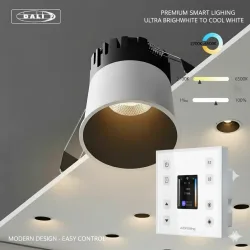 DALI2 DT8 Dimmbares LED-Einbau-Downlight, moderner Strahler für den Innenbereich, blendfreie CRI97-Aluminium-Deckenleuchte für Wohnzimmer und Schlafzimmer