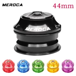 MEROCA Fahrrad-Headset, 44?44 mm, ultraleichtes Dichtungslager, 1 1/8 integrierte Lenk-Vorderradgabel, integrierte gerade Rohrschalen