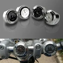 Wasserdichte Motorrad-Lenkerhalterung mit Zifferblatt und Uhr/Thermometer