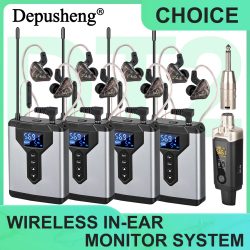 Stereo-UHF-In-Ear-Überwachungs-Funksystem DT1/2/4 Sender und Empfänger des Live-Musik-Bühnen-Performance-Studios