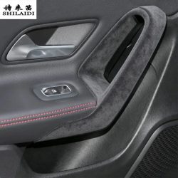 Wildleder für Mercedes Benz A-Klasse W177 CLA C118 2019-2023 RHD Rechtslenker Innentürgriff Schalthebel Armlehne Luftauslass Abdeckung