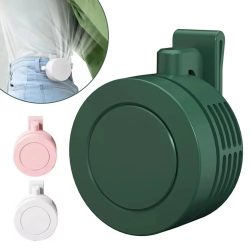 Mini-Clip-Ventilator zum Aufhängen an der Taille, Halsventilator für Mädchen, elektrischer Luftkühlungsventilator, USB-Ventilator ohne Blätter für Outdoor-Camping, Angeln, Autozubehör