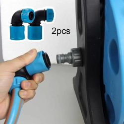 2Pcs Garten Schlauch Joint Ellenbogen Schnell Anschlüsse Sprinkler Für Garten Bewässerung Auto Waschen 1/2 Schlauch Haushalt Garten Bewässerung