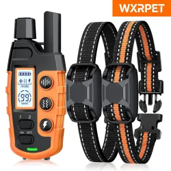 3300 Fuß elektrisches Hundetrainingshalsband mit Fernbedienung, wasserdichtes Haustierverhalten für 5?120 lbs Welpen mit Stoßvibration
