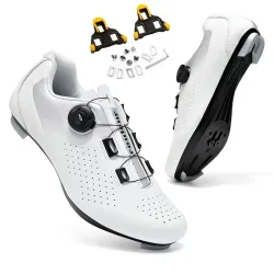 Rennradschuhe Flats Cleats Schuhe Speed Cycling Sneaker Herren Fahrradschuhe Damen Selbstsichernde rutschfeste Mountainbike-Schuhe SPD