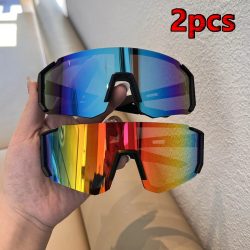 1/2 stücke Radfahren Sonnenbrille Frauen UV400 Sanddicht Augenschutz Sonnenbrille Outdoor Sport Goggle Schutz Anti Strahlung Objektiv